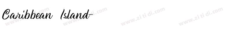 Caribbean Island字体转换